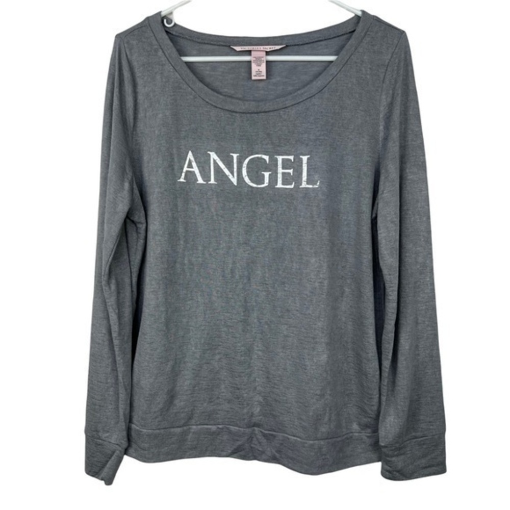 Victoria Secret Women Blouse Gray pullover Sz M